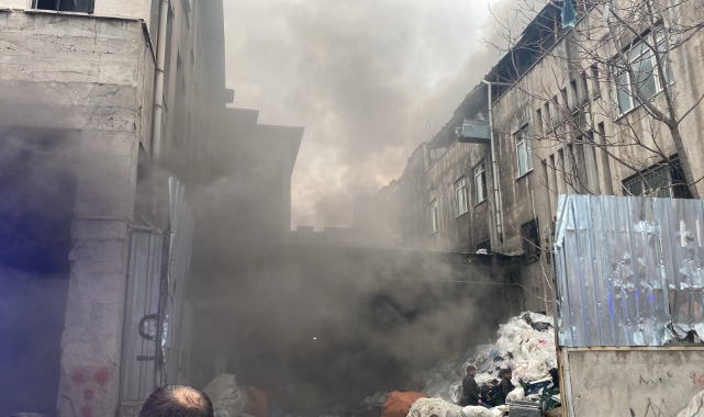 Ankara'da atık fabrikasında yangın!