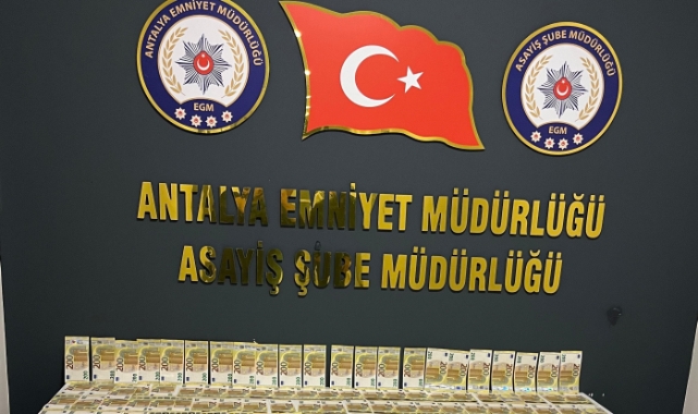 Antalya’da evden 4 milyon TL’lik hırsızlık yapan zanlı yakalandı