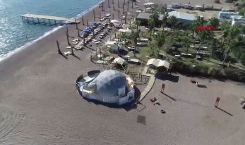 Antalya Sahili'nde kaçak yapı sorunu