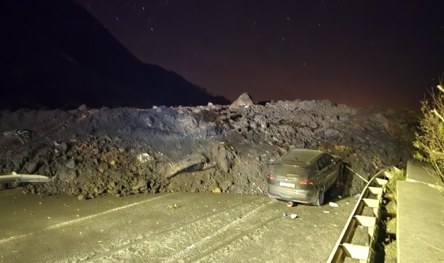 Artvin'de heyelanın boyutu gün ağarınca ortaya çıktı