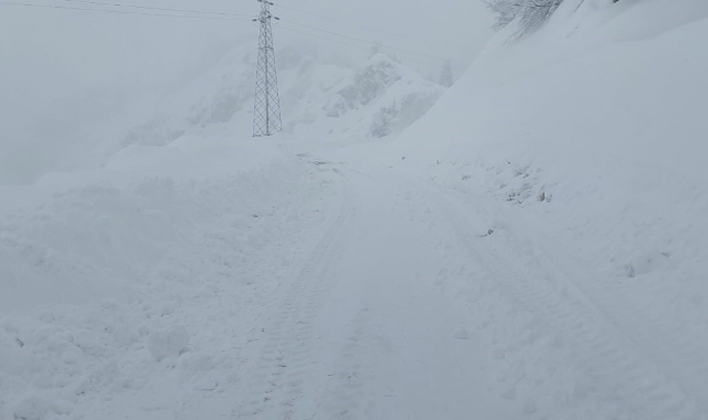 Artvin'de kar nedeniyle Camili bölgesinin yolları ulaşıma kapatıldı