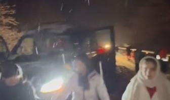Artvin’de yoğun kar yağışı!