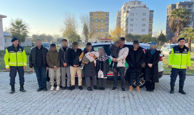 Aydın’da 10 düzensiz göçmen yakalandı