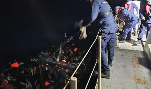 Aydın’da 33 düzensiz göçmen kurtarıldı
