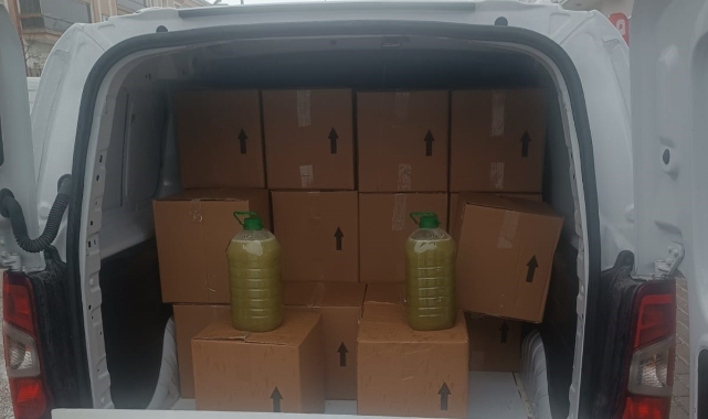 Aydın’da 850 litre tağşiş yağ ele geçirildi