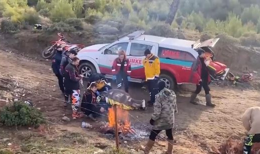 Aydın'da kazada yaralanan şahıs kurtarıldı!