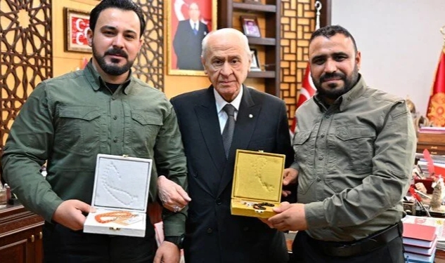 Bahçeli Suriye'den gelen heyeti kabul etti!