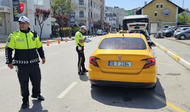 Bandırma'da trafik denetimi