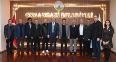 Başkan Aydın dağ yöresindeki gazetecilerle buluştu