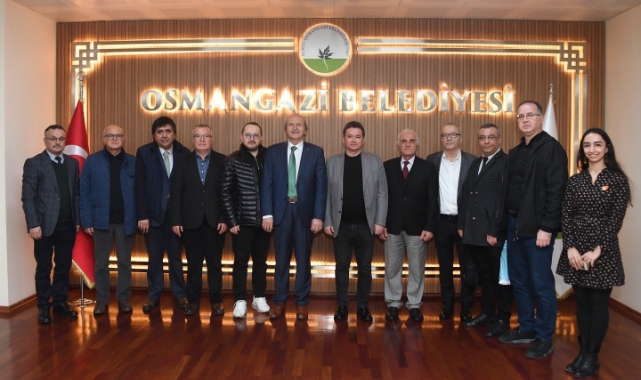 Başkan Aydın dağ yöresindeki gazetecilerle buluştu