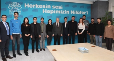 Başkan Şadi Özdemir gençleri ağırladı