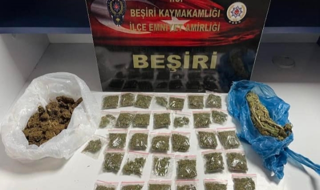 Batman'da bir evde uyuşturucu madde ele geçirildi