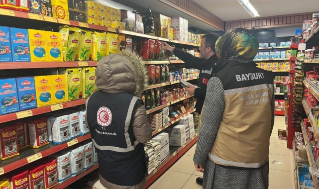 Bayburt'ta fahiş fiyatlara yönelik denetimler yapıldı