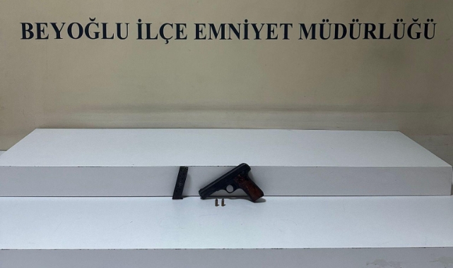 Beyoğlu'nda silahlı saldırı şüphelesi yakalandı