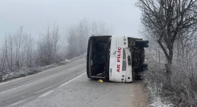 Bolu'da buzlanma kaza getirdi!  9 yaralı