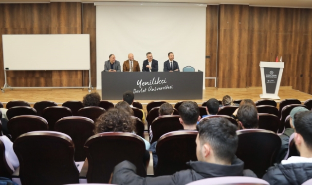 BTÜ Rektörü Naci Çağlar öğrencilerle buluştu