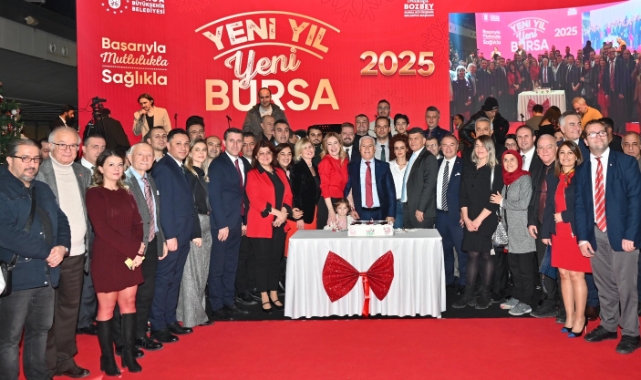Bursa Büyükşehir ailesi yeni yılı birlikte kutladı