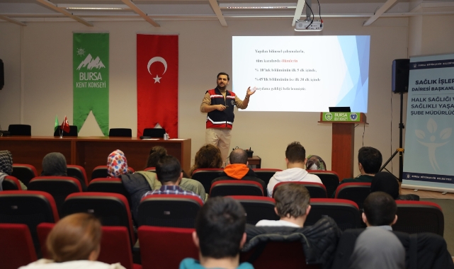 Bursa Büyükşehirden özel bireyler ve ailelerine ilk yardım bilgilendirme eğitimi