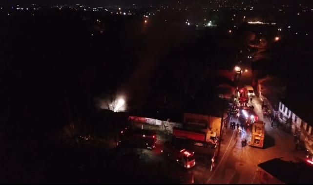 Bursa'da çiftlikte korkutan yangın