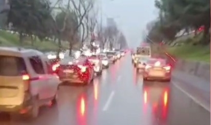 Bursa'da fermuar sistemi ile yolu böyle açtılar