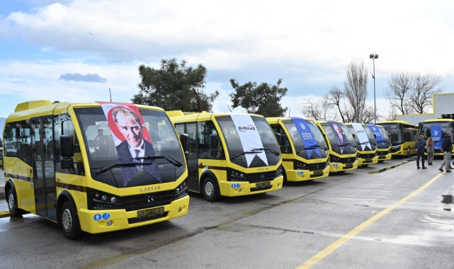 Bursa’da hizmet ağı güçleniyor! 17 yeni araç filoya katıldı