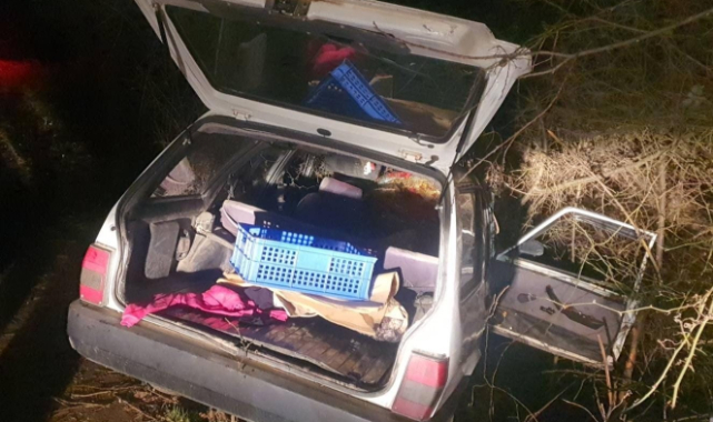 Bursa'da kontrolden çıkan otomobil şarampole uçtu: 3 yaralı