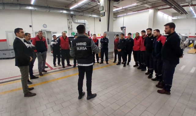 Bursa'da narkotik suçlarla mücadelede eğitimler hız kesmiyor