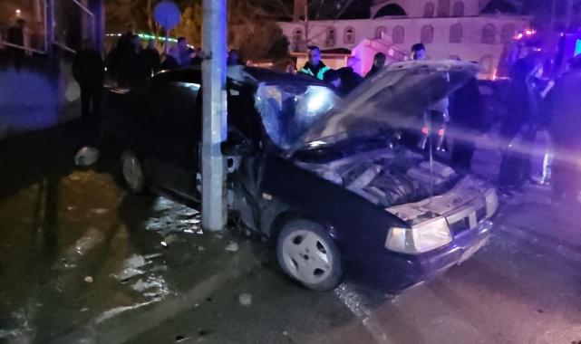 Bursa'da otomobiller çarpıştı: 1 yaralı