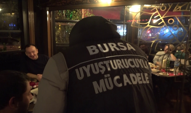 Bursa polisinden gece mekanlarına "şok" baskın
