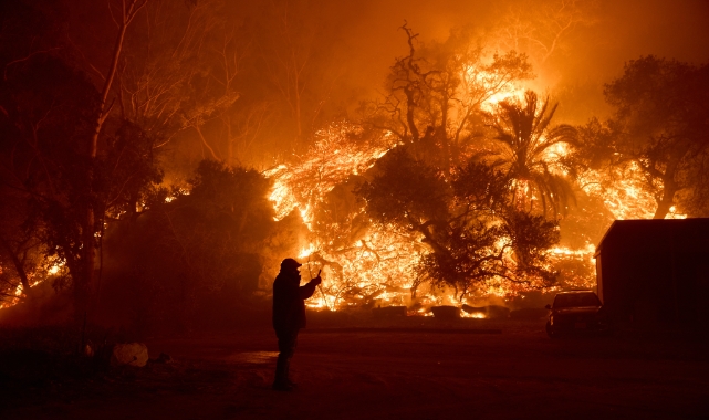 California'da orman yangını: 3 bin 983 dönüm arazi küle döndü