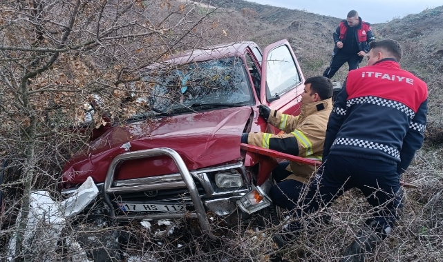 Çan'da trafik kazası