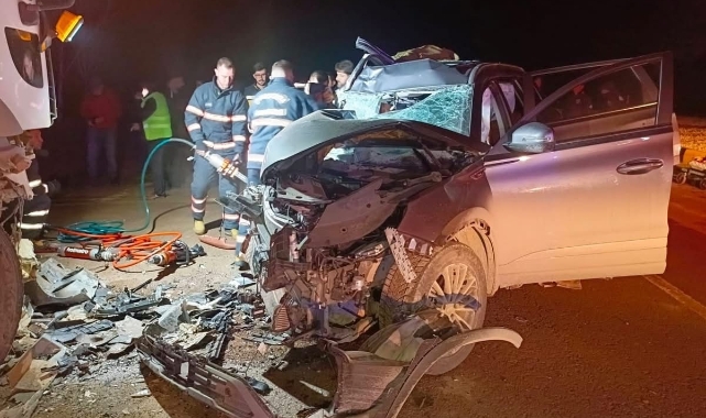 Çankırı'da cip tankerle çarpıştı: 1 ölü, 2 yaralı