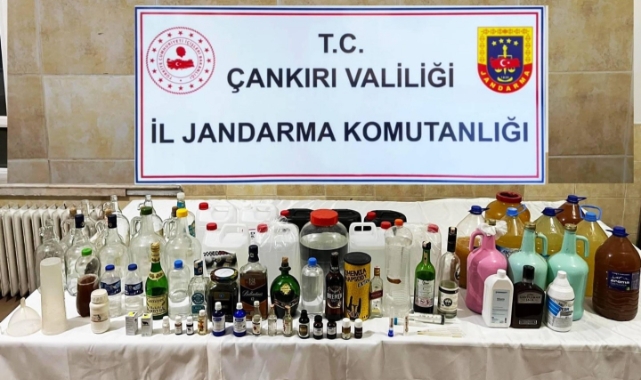 Çankırı’da yılbaşı öncesi kaçak alkol operasyonu!