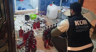 Çengel-8 operasyonuyla kaçak alkol şebekesine darbe!