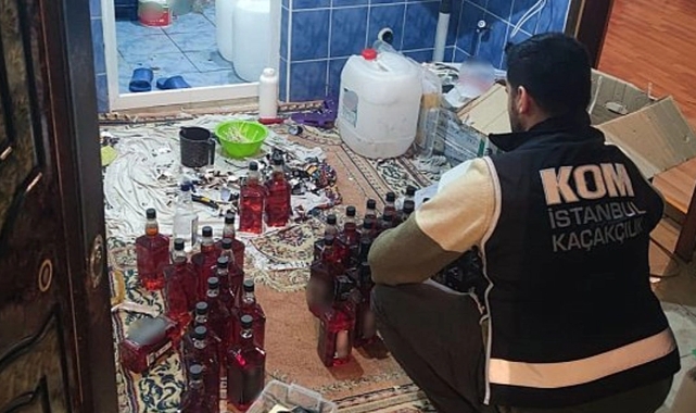 Çengel-8 operasyonuyla kaçak alkol şebekesine darbe!