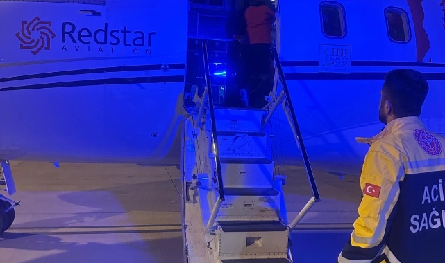 Çiğdem bebek ambulans uçakla Ankara'ya sevk edildi