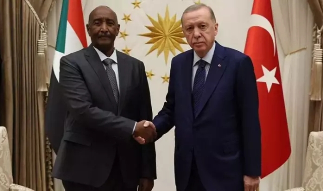 Cumhurbaşkanı Erdoğan Abdulfettah el-Burhan ile görüştü