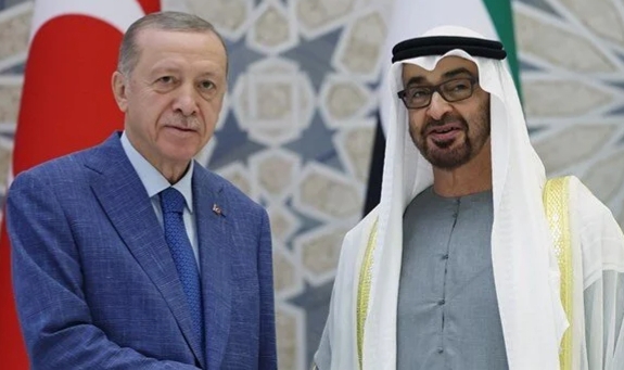 Cumhurbaşkanı Erdoğan BAE Devlet Başkanı ile görüştü