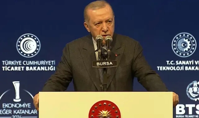 Cumhurbaşkanı Erdoğan Bursa'da duyurdu! KOBİ'ye çalışan başı 2500 TL destek
