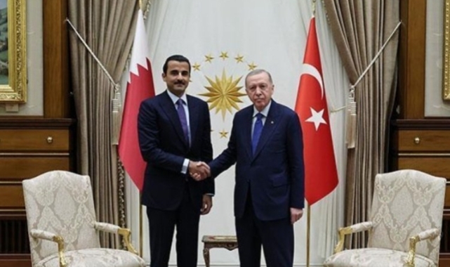 Cumhurbaşkanı Erdoğan Katar Emiri'ni kabul etti