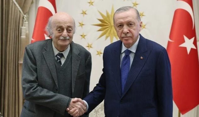 Cumhurbaşkanı Erdoğan, Lübnan'daki Dürzi lider Canbolat'ı kabul etti