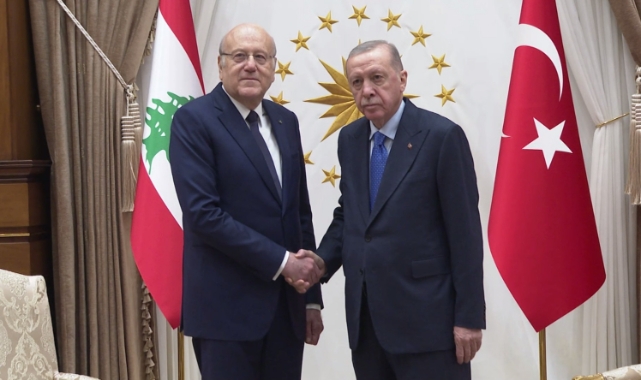 Cumhurbaşkanı Erdoğan Mikati'yi kabul etti!