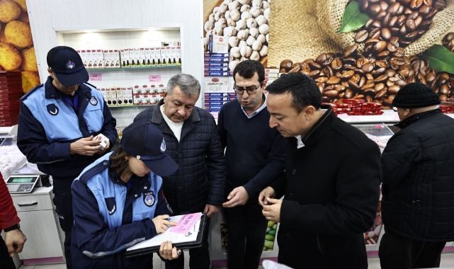 Denizli Büyükşehirden yılbaşı öncesi sıkı denetim