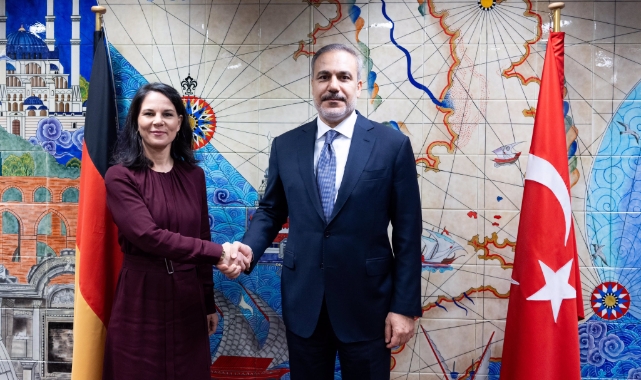 Dışişleri Bakanı Hakan Fidan, Alman mevkidaşı Baerbock ile görüştü