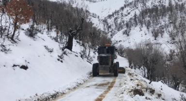 Diyarbakır’da kar yağışı nedeniyle kapanan 300 kilometrelik yol ulaşıma açıldı