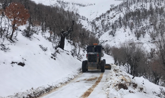 Diyarbakır’da kar yağışı nedeniyle kapanan 300 kilometrelik yol ulaşıma açıldı