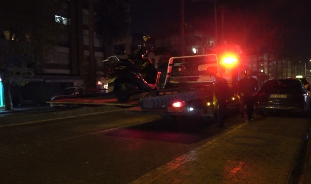 Dur ihtarına uymadı polise çarptı