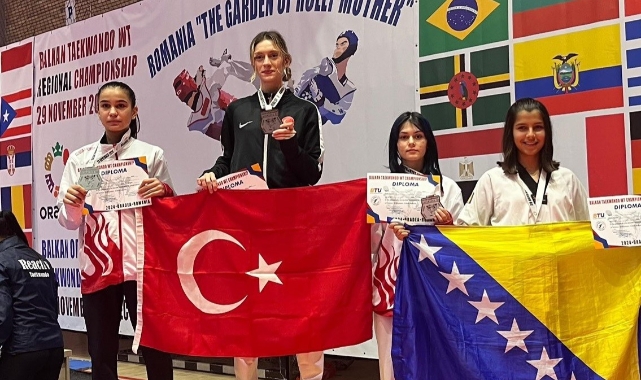 Düzceli sporcu Leyla Özkan Balkan ikincisi oldu