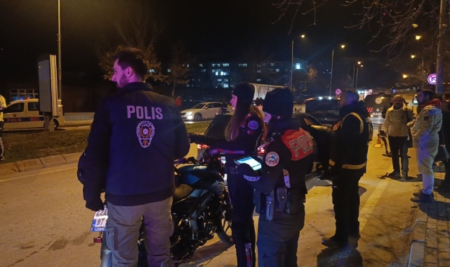 Edirne polisinden yılbaşı öncesi sıkı denetim