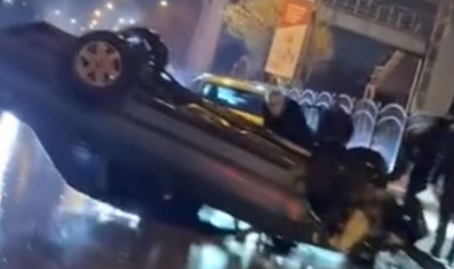 Elazığ’da otomobil takla attı: 1 yaralı